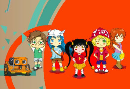 imagem com desenhos de personagens